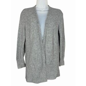 Madewell Super Soft Gray Cardigan XXS/XS Stretchy Oversized Merino Alpaca Knit
